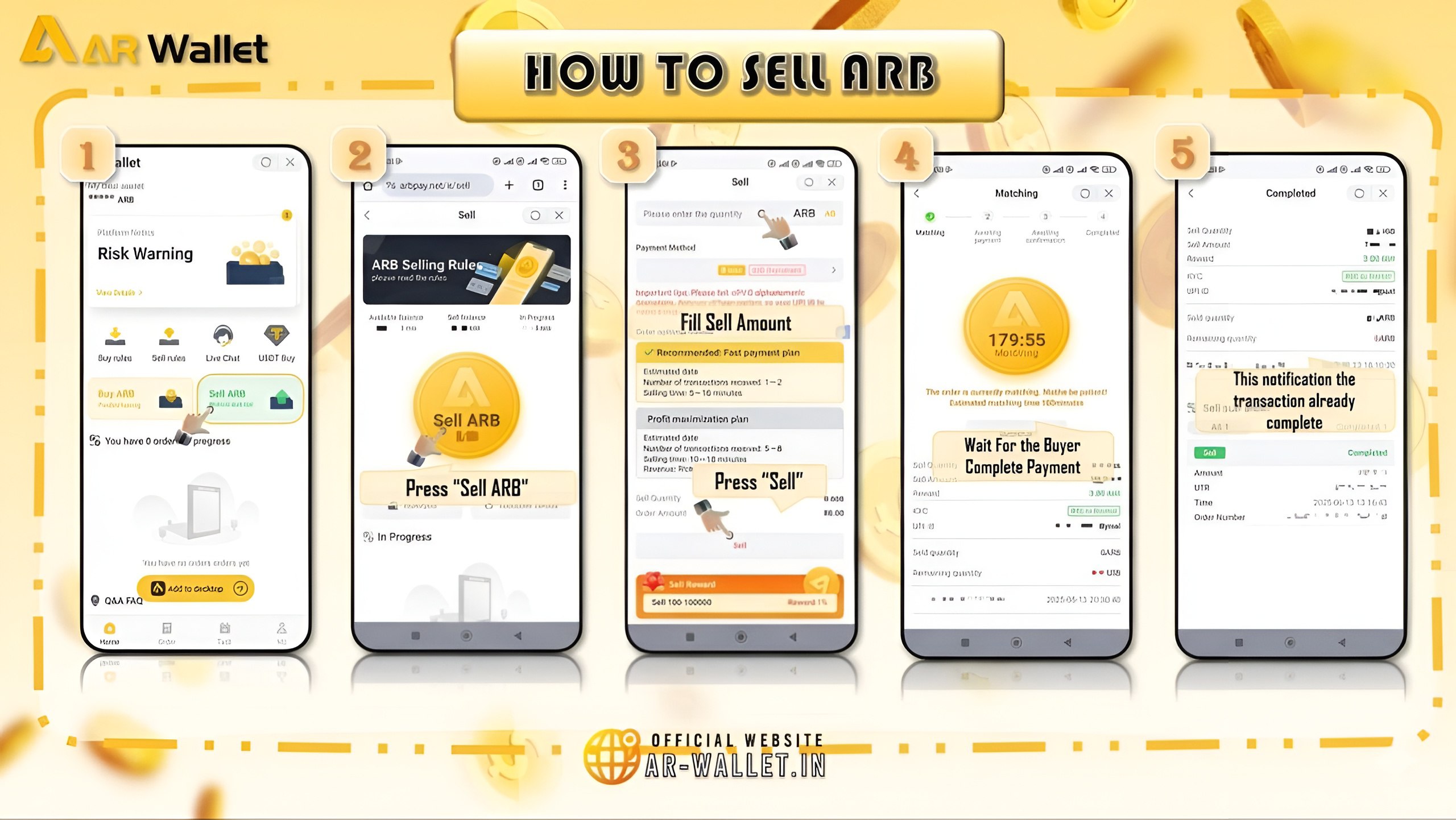 How to add UPI in AR Wallet step by step PhonePe Google Pay Paytm connection guide ARB Pay India